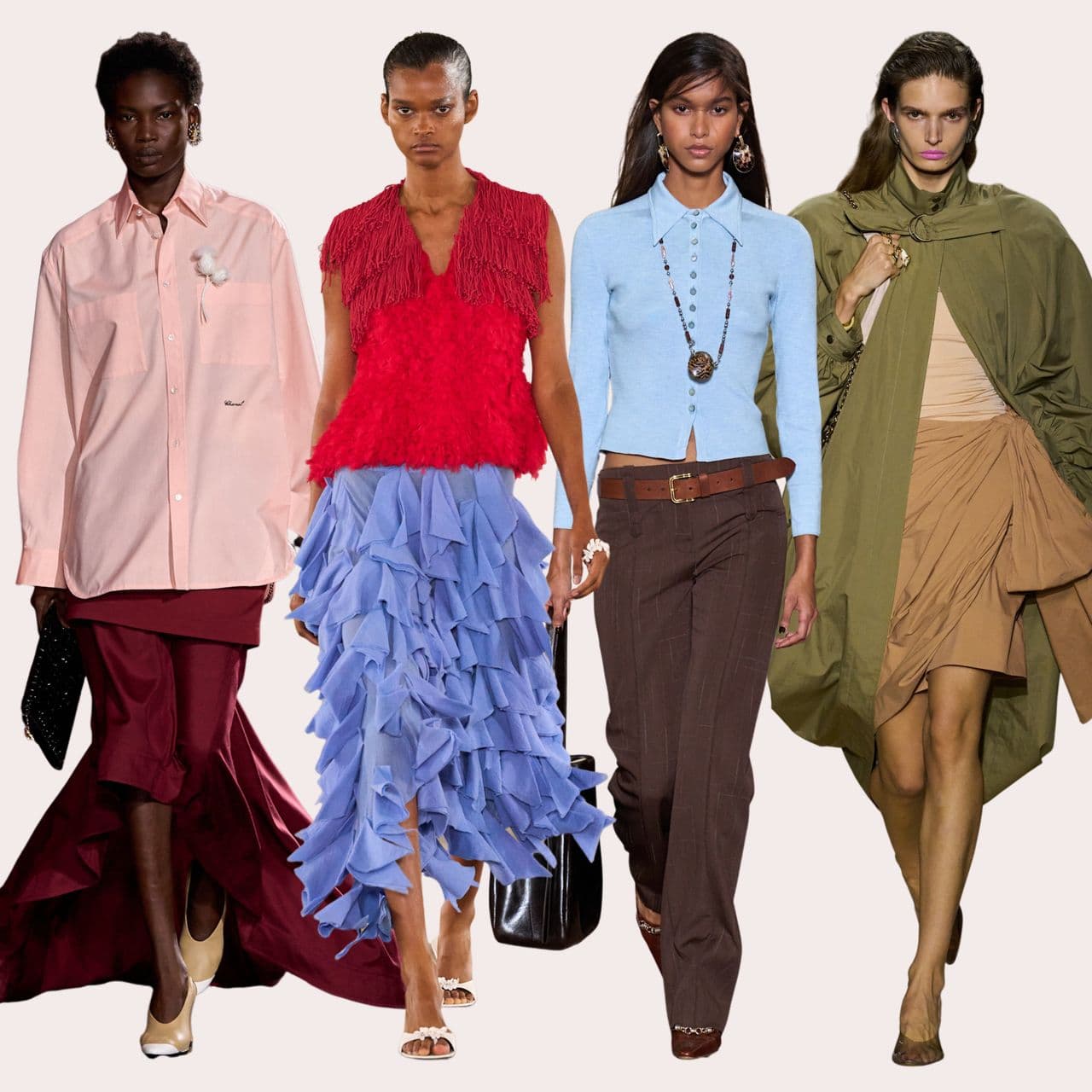  The Color Combinations Defining Spring 2026—And How to Style Them 
