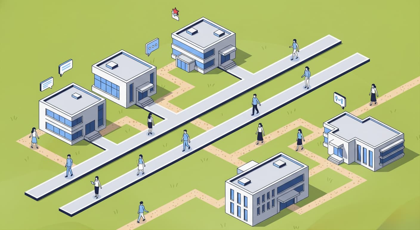 Follow the AI Footpaths